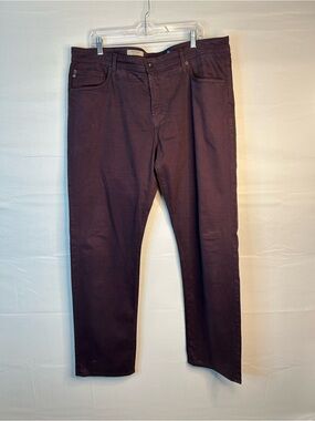 AG Adriano Goldschmied Men’s 38x32 Jeans The Graduate Tailored Leg Purple 126